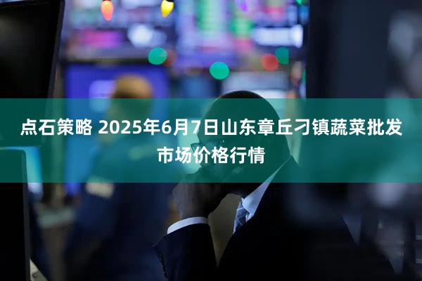 点石策略 2025年6月7日山东章丘刁镇蔬菜批发市场价格行情